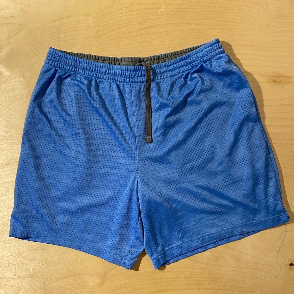 STARTER Men's Athletic Shorts in Blue and Gray Large (36/38) (ET)